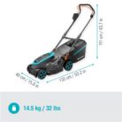 PowerMax 37/36V P4A Akkumulátoros fűnyíró akkumulátor nélkül