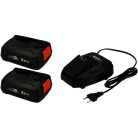 Akkumulátor készlet P4A 2 x 18V/45 + AL 1830 CV