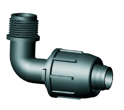 Könyök 16xK1/2" kúpos
